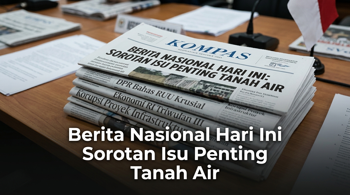 Berita Nasional Hari Ini Sorotan Isu Penting Tanah Air