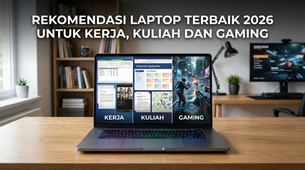 Rekomendasi Laptop Terbaik 2026 untuk Kerja Kuliah dan Gaming